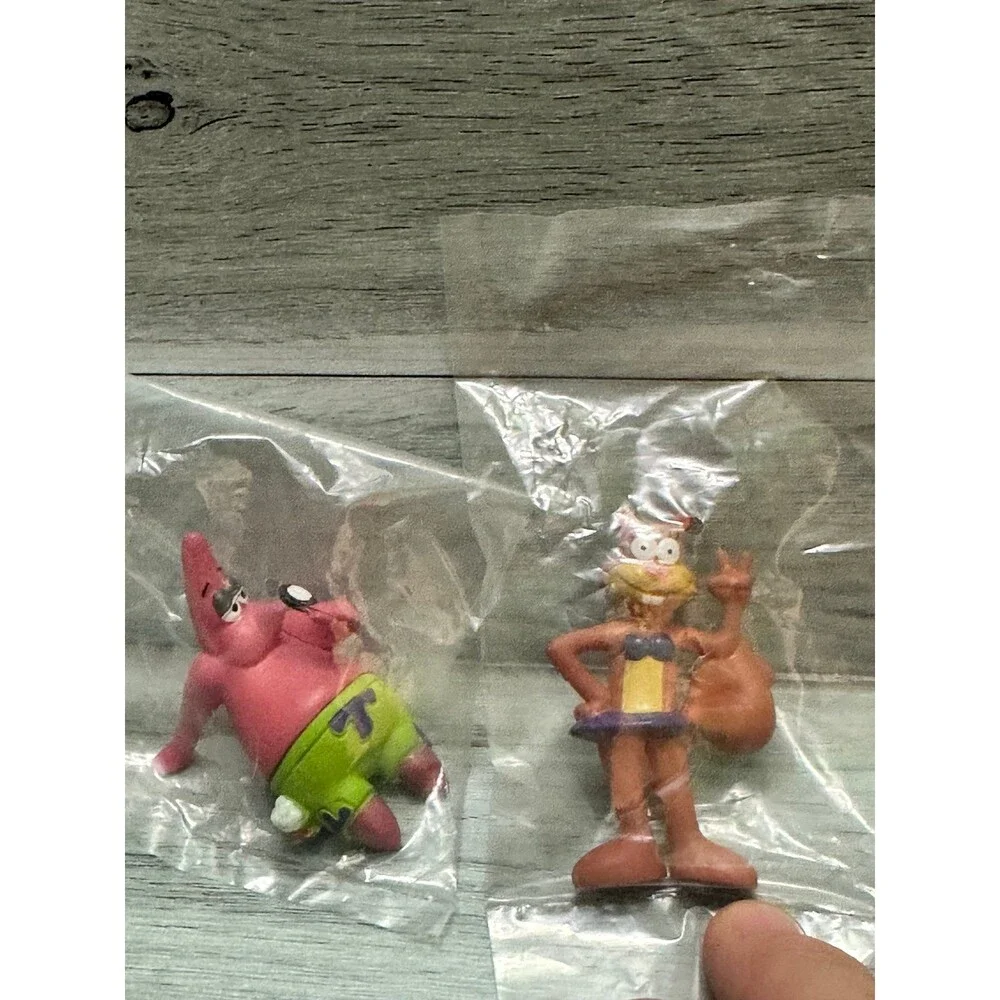 Nickelodeon SpongeBob & Friends Cake Toppers - Yellow, Blue, Brown, Red, Green